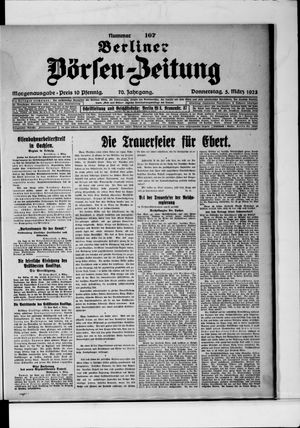 Berliner Börsen-Zeitung vom 05.03.1925