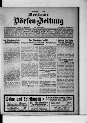 Berliner Börsen-Zeitung vom 06.03.1925