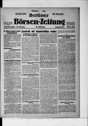 Berliner Börsen-Zeitung vom 07.03.1925