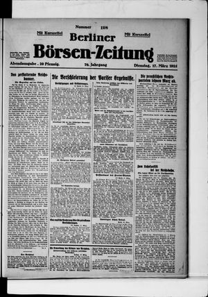 Berliner Börsen-Zeitung vom 17.03.1925