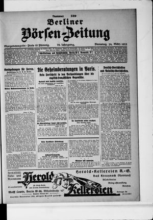 Berliner Börsen-Zeitung on Mar 24, 1925