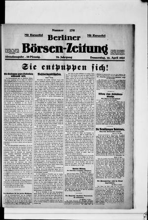 Berliner Börsen-Zeitung vom 16.04.1925