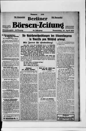 Berliner Börsen-Zeitung vom 23.04.1925