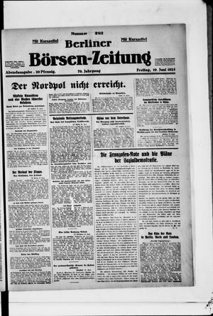 Berliner Börsen-Zeitung vom 19.06.1925