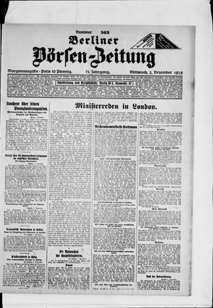 Berliner Börsen-Zeitung vom 02.12.1925