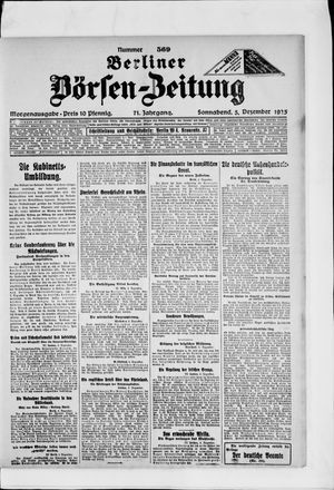 Berliner Börsen-Zeitung on Dec 5, 1925