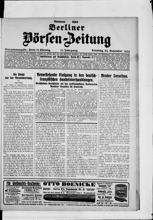 Berliner Börsen-Zeitung vom 20.12.1925