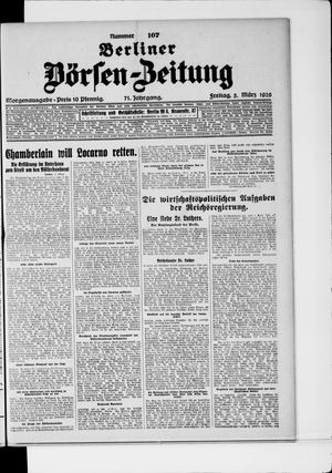 Berliner Börsen-Zeitung vom 05.03.1926