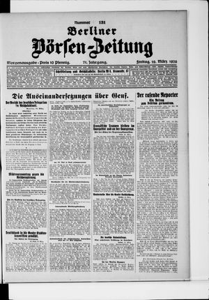 Berliner Börsen-Zeitung vom 19.03.1926