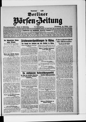 Berliner Börsen-Zeitung vom 30.03.1926