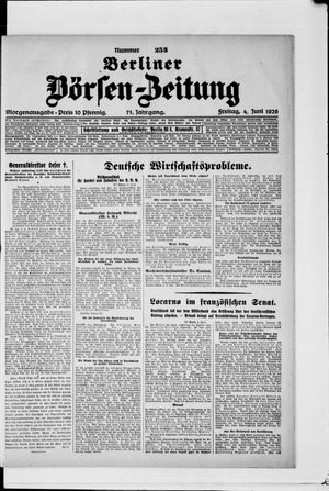 Berliner Börsen-Zeitung on Jun 4, 1926