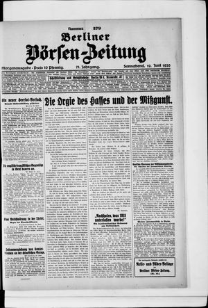 Berliner Börsen-Zeitung on Jun 19, 1926