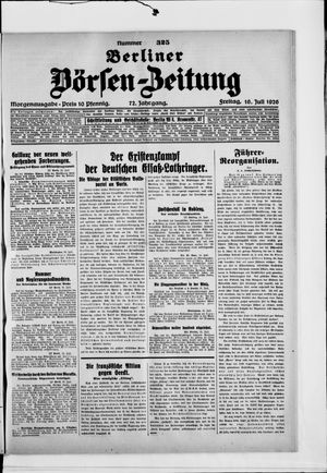 Berliner Börsen-Zeitung on Jul 16, 1926