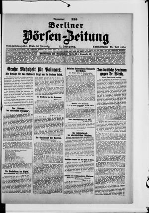 Berliner Börsen-Zeitung vom 24.07.1926