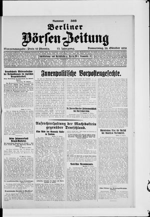 Berliner Börsen-Zeitung vom 28.10.1926