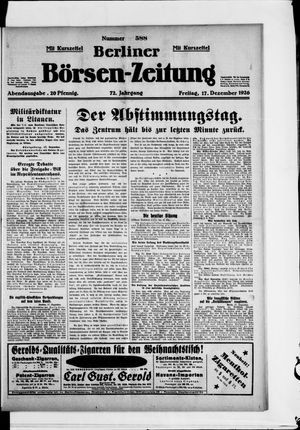 Berliner Börsen-Zeitung on Dec 17, 1926