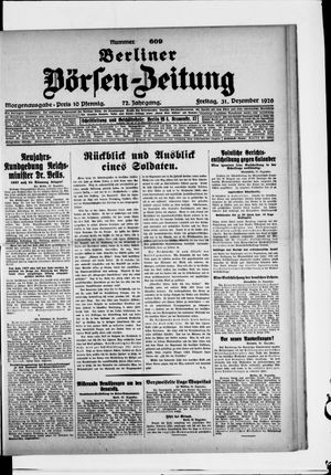 Berliner Börsen-Zeitung vom 31.12.1926