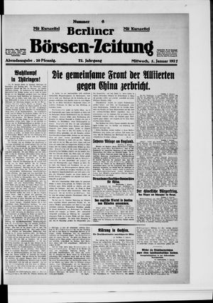 Berliner Börsen-Zeitung vom 05.01.1927