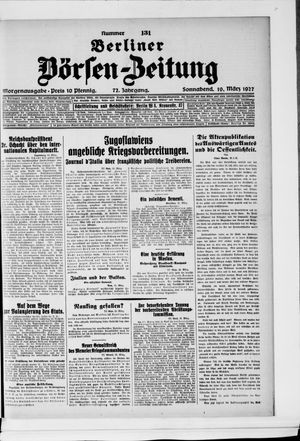Berliner Börsen-Zeitung vom 19.03.1927