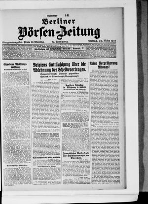 Berliner Börsen-Zeitung vom 25.03.1927