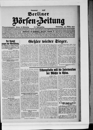 Berliner Börsen-Zeitung vom 29.03.1927