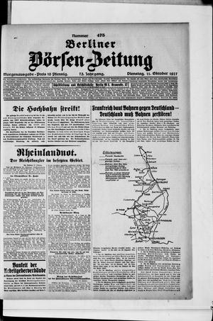 Berliner Börsen-Zeitung vom 11.10.1927