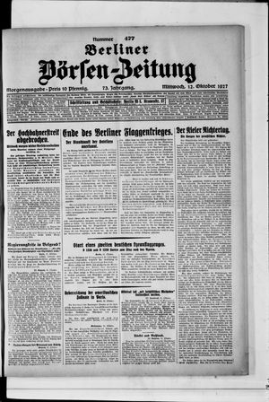 Berliner Börsen-Zeitung vom 12.10.1927