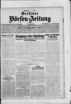 Berliner Börsen-Zeitung vom 12.01.1928