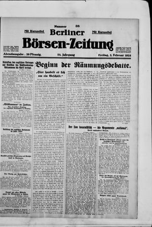 Berliner Börsen-Zeitung vom 03.02.1928