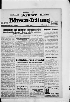Berliner Börsen-Zeitung vom 21.02.1928