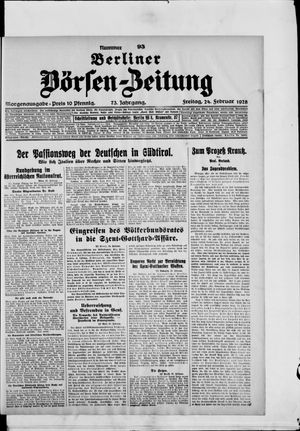 Berliner Börsen-Zeitung on Feb 24, 1928