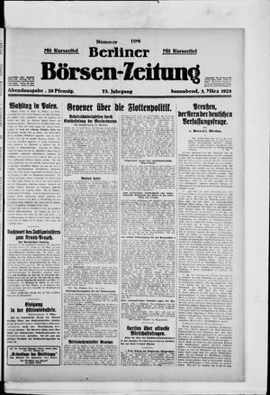Berliner Börsen-Zeitung vom 03.03.1928