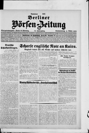 Berliner Börsen-Zeitung vom 08.03.1928