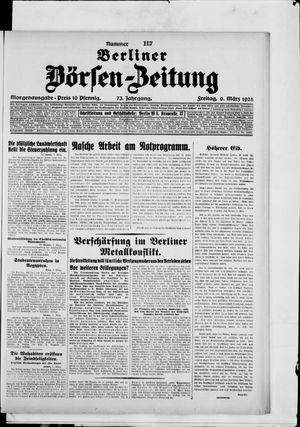 Berliner Börsen-Zeitung vom 09.03.1928