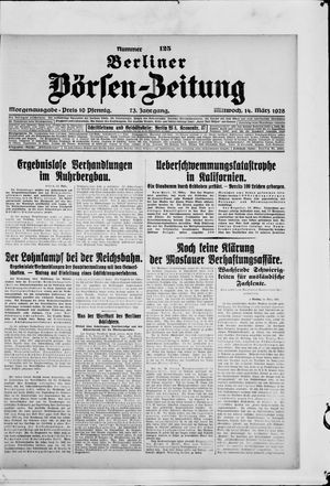 Berliner Börsen-Zeitung vom 14.03.1928