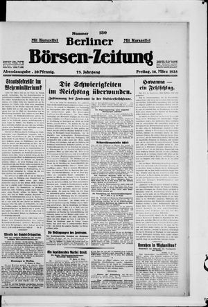 Berliner Börsen-Zeitung on Mar 16, 1928
