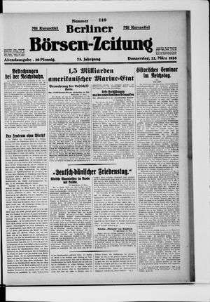 Berliner Börsen-Zeitung vom 22.03.1928