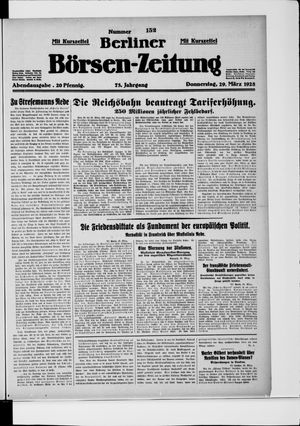 Berliner Börsen-Zeitung on Mar 29, 1928