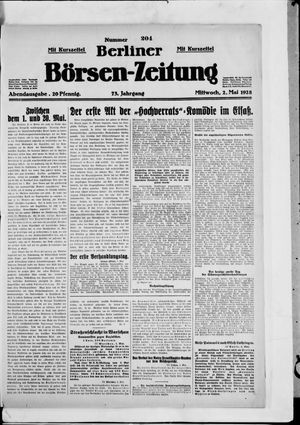 Berliner Börsen-Zeitung vom 02.05.1928