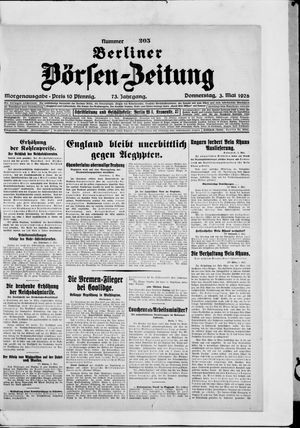 Berliner Börsen-Zeitung vom 03.05.1928