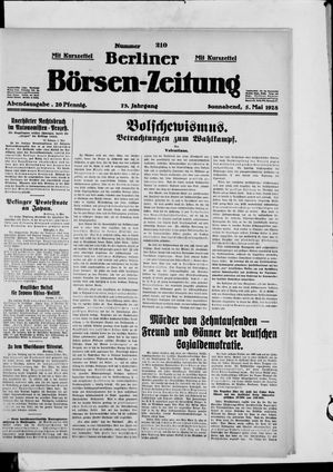Berliner Börsen-Zeitung vom 05.05.1928