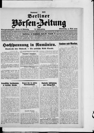 Berliner Börsen-Zeitung vom 08.05.1928