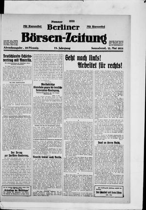 Berliner Börsen-Zeitung on May 12, 1928