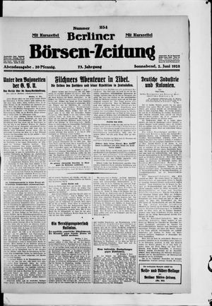 Berliner Börsen-Zeitung vom 02.06.1928