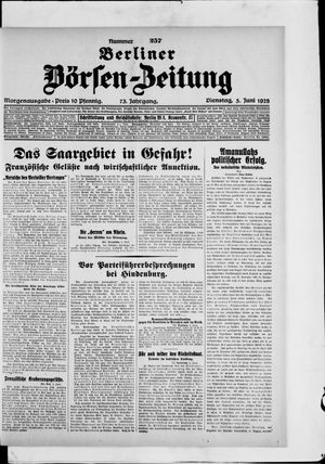 Berliner Börsen-Zeitung vom 05.06.1928