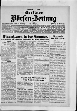 Berliner Börsen-Zeitung vom 08.06.1928