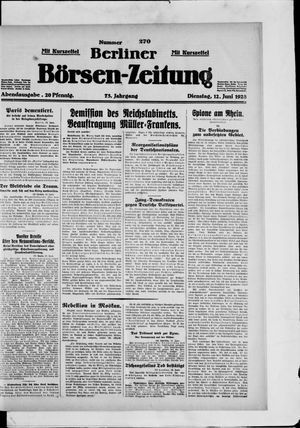 Berliner Börsen-Zeitung vom 12.06.1928