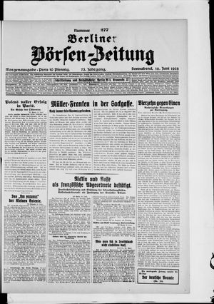 Berliner Börsen-Zeitung vom 16.06.1928