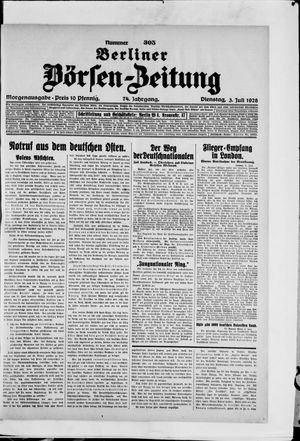 Berliner Börsen-Zeitung vom 03.07.1928