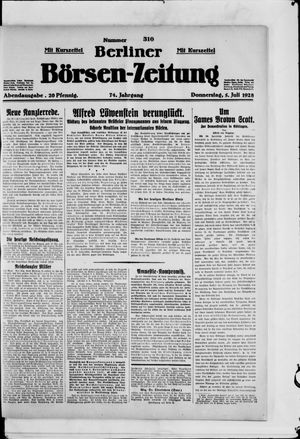 Berliner Börsen-Zeitung vom 05.07.1928